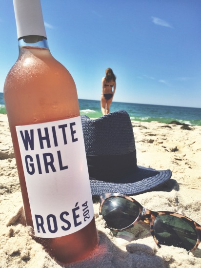 white girl rose